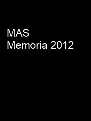 Portada de Memoria 2012